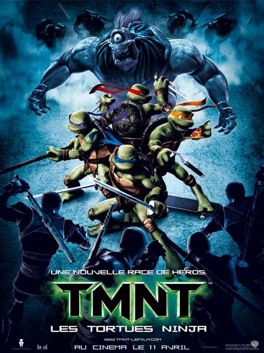 TMNT les tortues ninja : Affiche Kevin Munroe