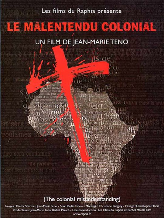Le Malentendu colonial : Affiche Jean-Marie Teno