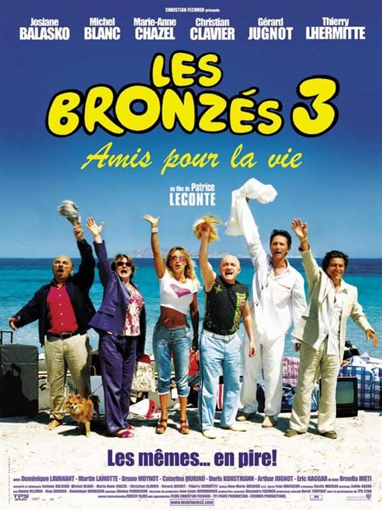 Les Bronzés 3 amis pour la vie : Affiche Gérard Jugnot, Marie-Anne Chazel