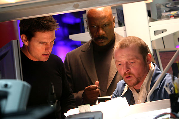 Mission: Impossible III : Photo Ving Rhames, Tom Cruise, Simon Pegg