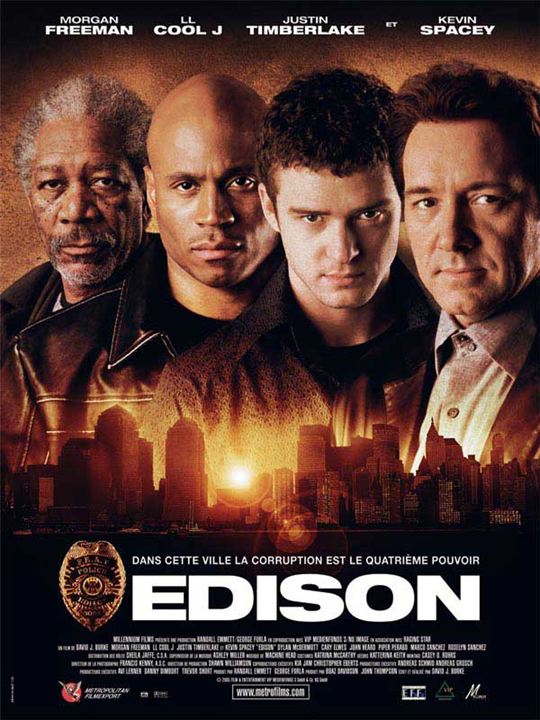 Edison : Affiche David J. Burke, LL Cool J