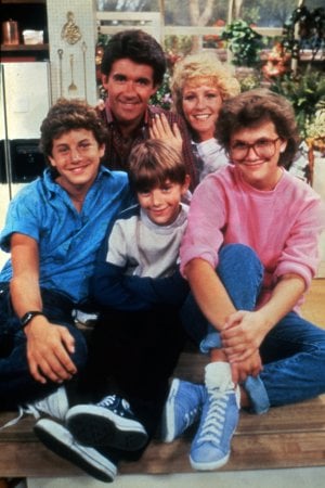 Photo Jeremy Miller, Joanna Kerns, Alan Thicke, Tracey Gold, Kirk Cameron