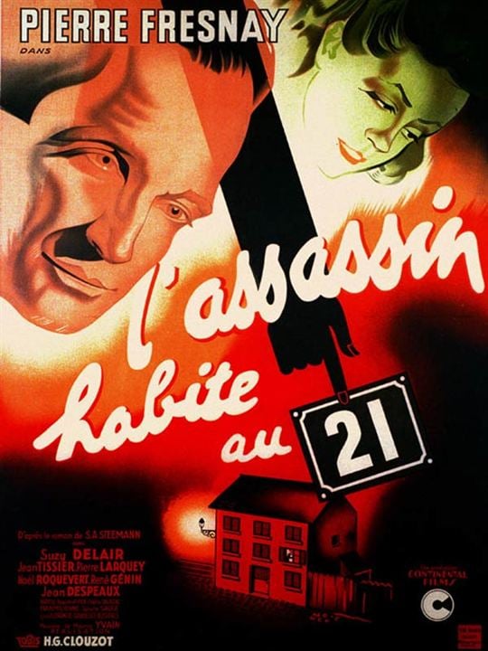 L'Assassin habite au 21 : Image.Type. Suzy Delair, Pierre Fresnay, Henri-Georges Clouzot
