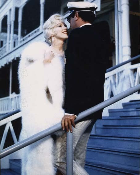 Certains l'aiment chaud : Photo Tony Curtis, Marilyn Monroe, Billy Wilder