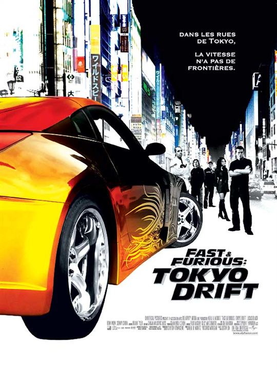 Fast & Furious : Tokyo Drift : Affiche Shad Moss, Lucas Black, Nikki Griffin