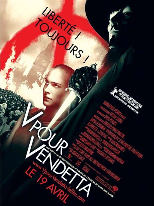 V pour Vendetta : Affiche James McTeigue
