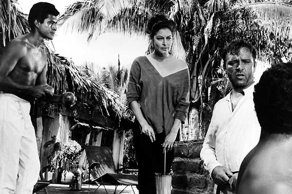 La Nuit de l'iguane : Photo Ava Gardner, Richard Burton, John Huston
