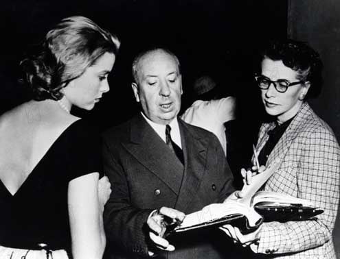 La Main au collet : Photo Grace Kelly, Alfred Hitchcock