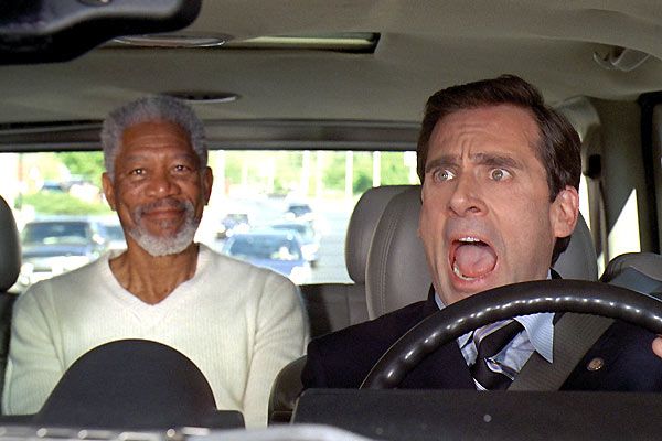 Evan tout-puissant : Photo Morgan Freeman, Steve Carell