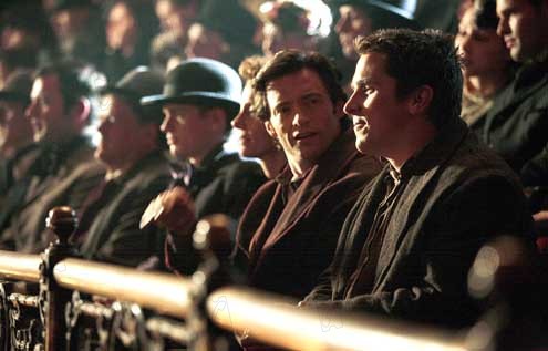 Le Prestige : Photo Christian Bale, Christopher Nolan, Hugh Jackman