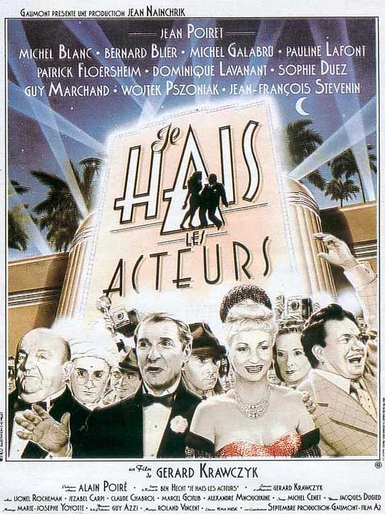 Je hais les acteurs : Affiche