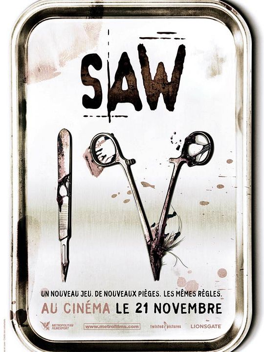 Saw 4 : Affiche Darren Lynn Bousman