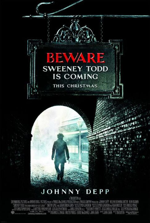 Sweeney Todd, le diabolique barbier de Fleet Street : Affiche