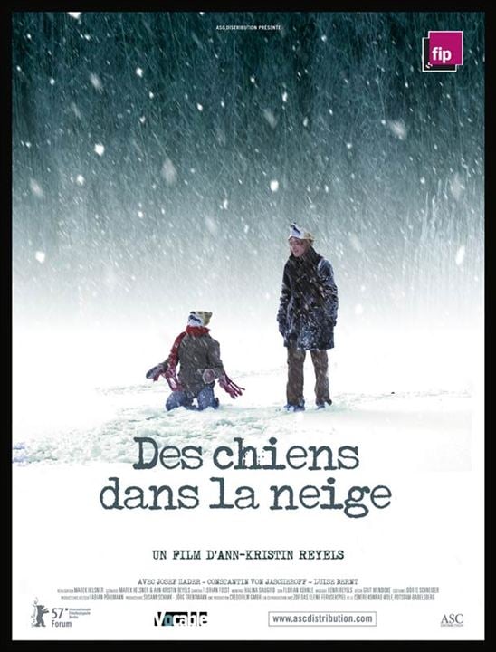 Des chiens dans la neige : Affiche Ann-Kristin Reyels