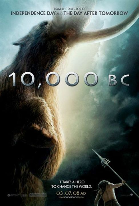 10 000 : Affiche Roland Emmerich