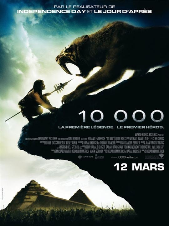 10 000 : Affiche Roland Emmerich