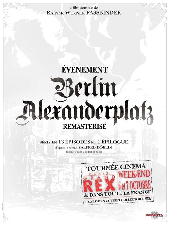 Berlin Alexanderplatz : Affiche Rainer Werner Fassbinder