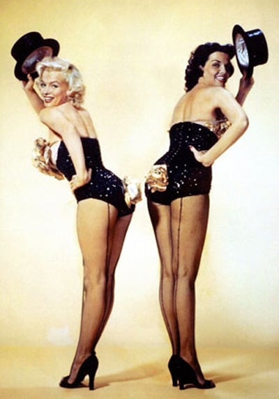 Les Hommes préfèrent les blondes : Photo Jane Russell, Howard Hawks, Marilyn Monroe