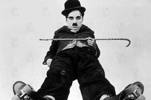 Charlot Patine : Photo Charles Chaplin