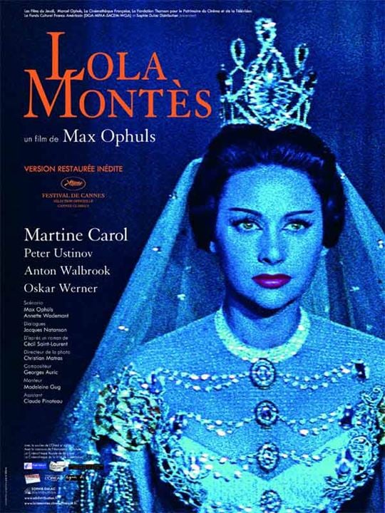 Lola Montès : Affiche Max Ophüls