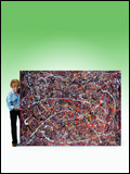 C'est qui ce #$&% Jackson Pollock ? : Affiche