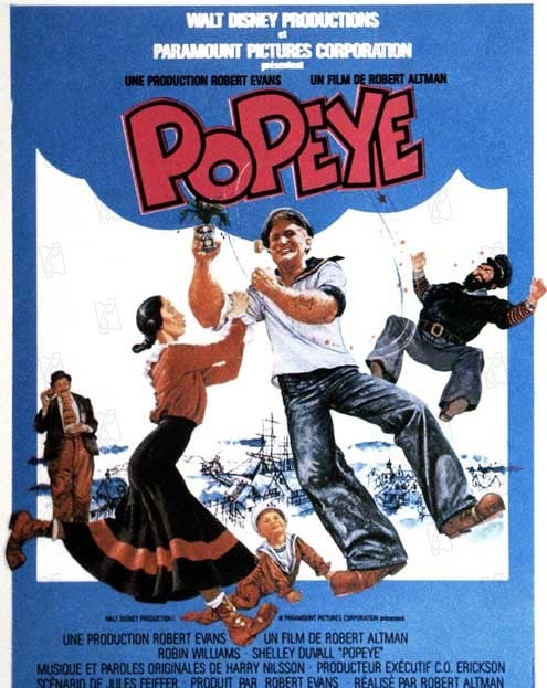 Popeye : Affiche Robert Altman, Shelley Duvall