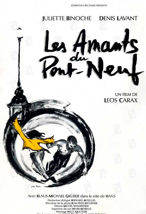 Les Amants du Pont-Neuf : Affiche