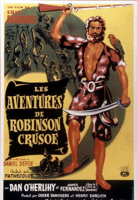 Les Aventures de Robinson Crusoe : Affiche Luis Buñuel