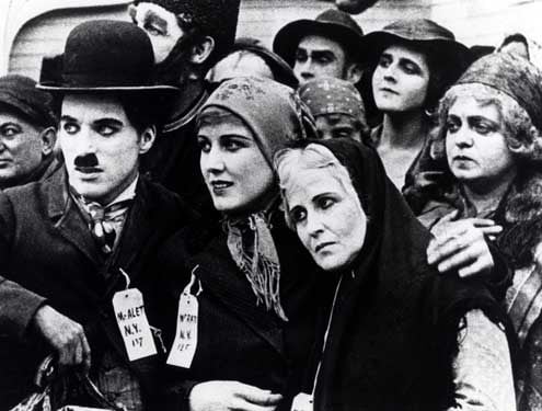 L'Emigrant : Photo Charles Chaplin, Edna Purviance