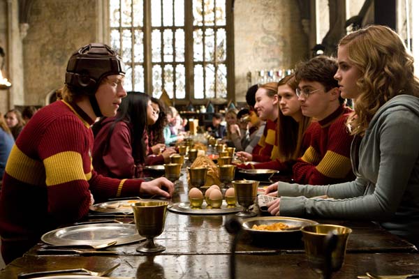 Harry Potter et le Prince de sang mêlé : Photo Emma Watson, Daniel Radcliffe, Rupert Grint, Bonnie Wright