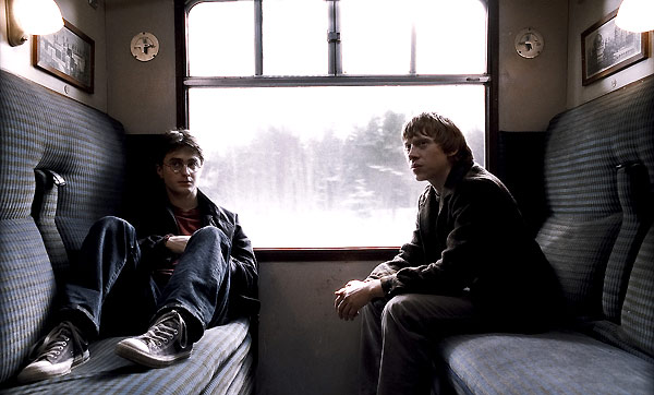 Harry Potter et le Prince de sang mêlé : Photo Rupert Grint, Daniel Radcliffe