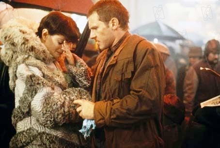 Blade Runner : Photo Harrison Ford, Ridley Scott, Sean Young