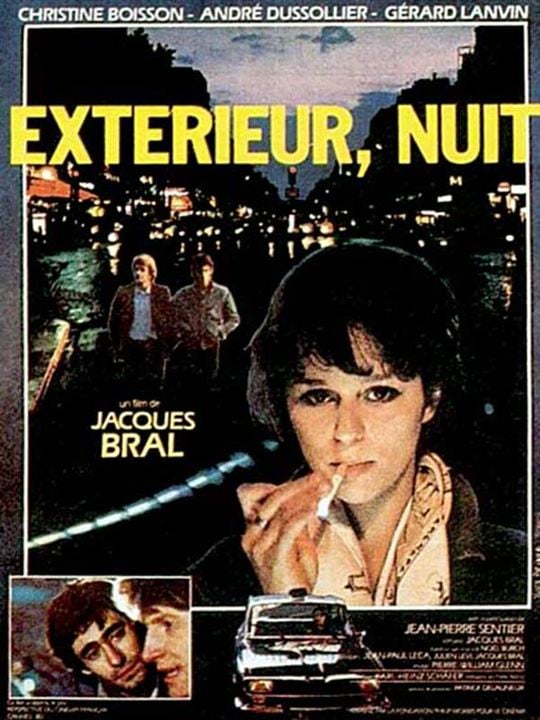 Extérieur, nuit : Affiche Jacques Bral