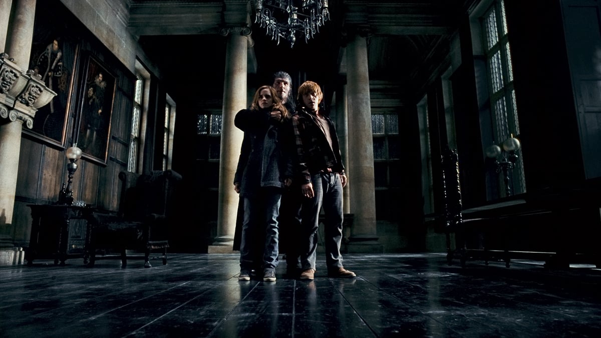 Harry Potter et les reliques de la mort - partie 1 : Photo Dave Legeno, Emma Watson, Rupert Grint