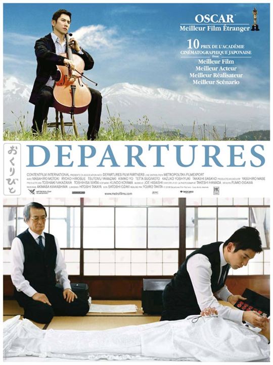 Departures : Affiche Yojiro Takita