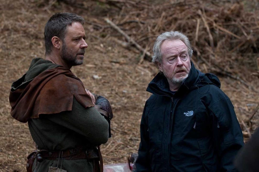 Russell Crowe and Ridley Scott