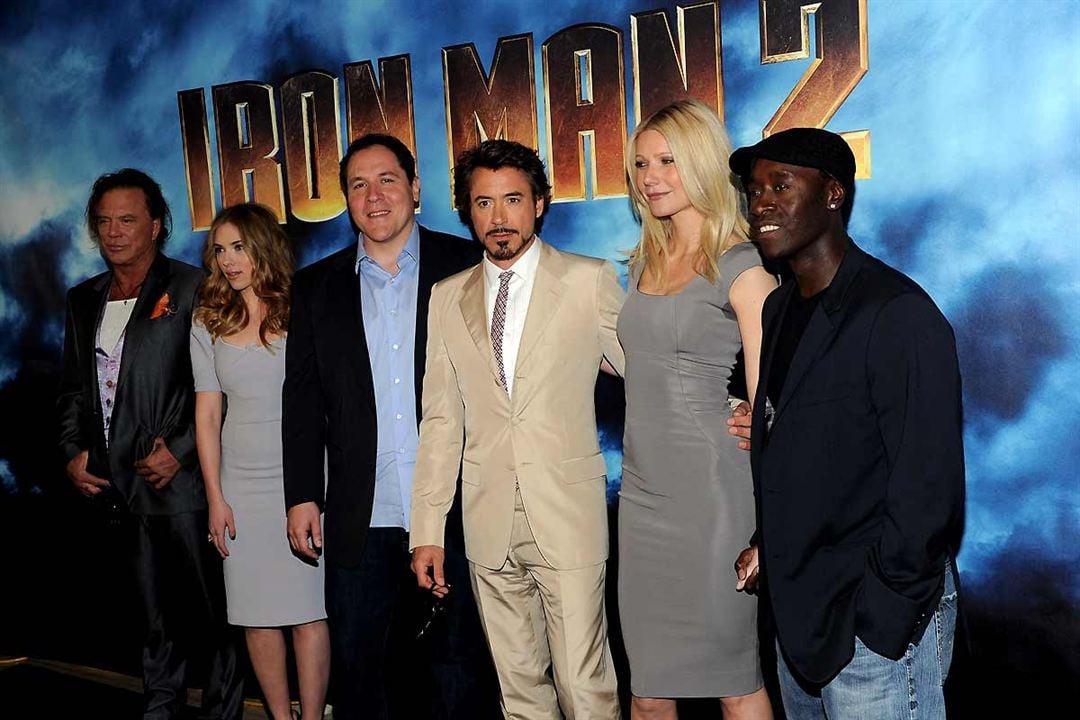 Iron Man 2 : Photo Gwyneth Paltrow, Robert Downey Jr., Don Cheadle, Scarlett Johansson, Jon Favreau, Mickey Rourke