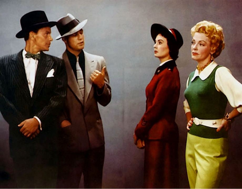 Blanches colombes et vilains messieurs : Photo Frank Sinatra, Jean Simmons, Marlon Brando, Vivian Blaine