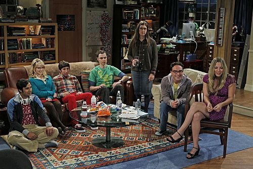 The Big Bang Theory : Photo Kaley Cuoco, Jim Parsons, Kunal Nayyar, Mayim Bialik, Simon Helberg, Johnny Galecki, Melissa Rauch