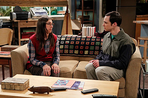 The Big Bang Theory : Photo Johnny Galecki, Mayim Bialik
