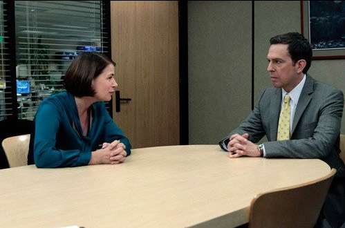 The Office (US) : Photo Ed Helms, Maura Tierney