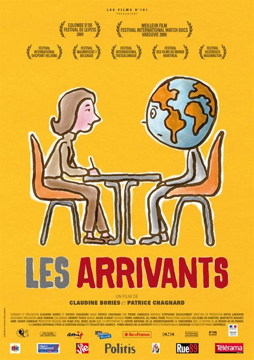 Les Arrivants : Affiche Claudine Bories, Patrice Chagnard