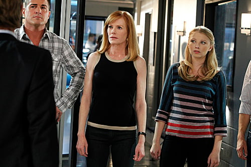 Les Experts : Photo George Eads, Elisabeth Harnois, Marg Helgenberger