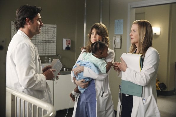 Grey's Anatomy : Photo Ellen Pompeo, Patrick Dempsey, Jessica Capshaw