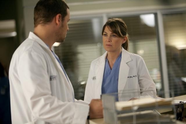 Grey's Anatomy : Photo Ellen Pompeo, Justin Chambers (I)