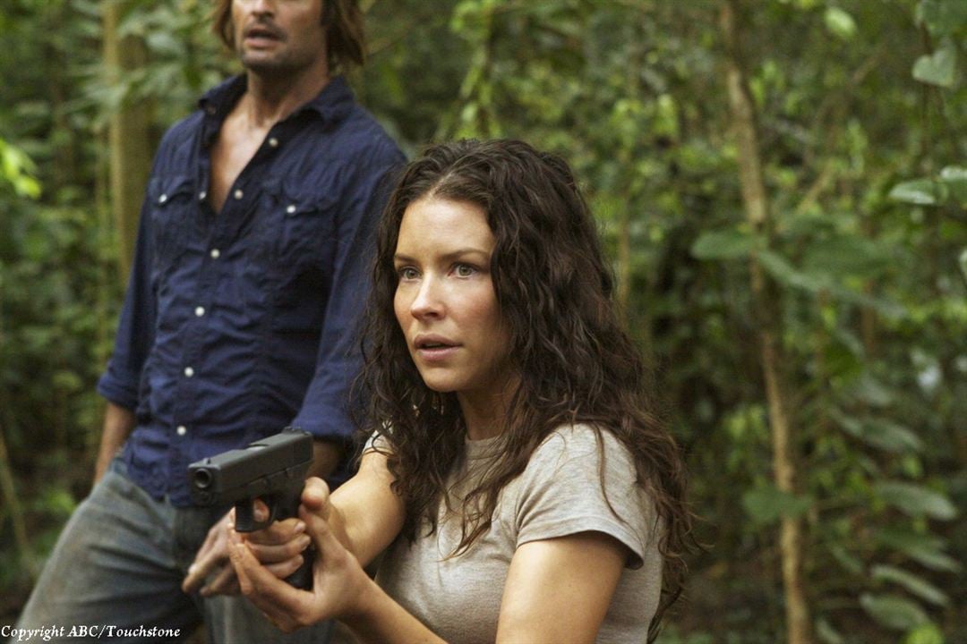 Photo Evangeline Lilly, Josh Holloway