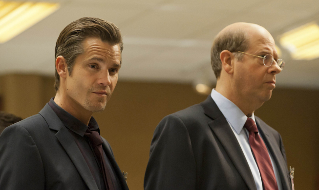 Justified : Photo Stephen Tobolowsky, Timothy Olyphant