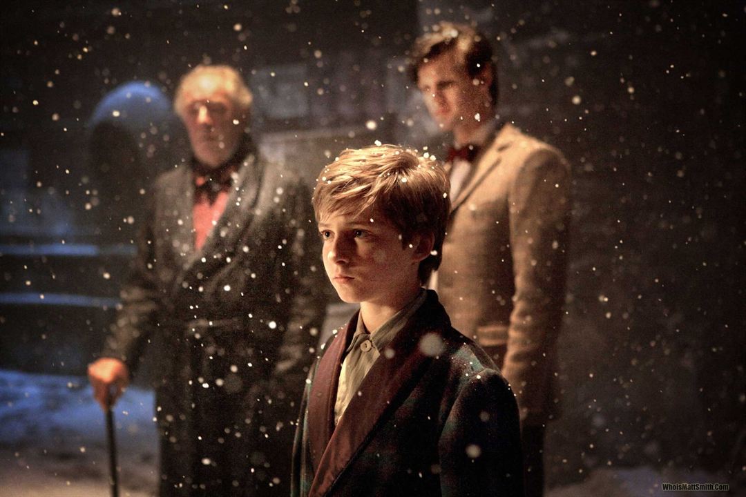 Doctor Who (2005) : Photo Michael Gambon, Matt Smith (XI), Laurence Belcher