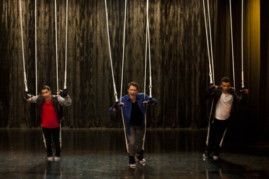 Glee : Photo Matthew Morrison, Darren Criss, Jacob Artist