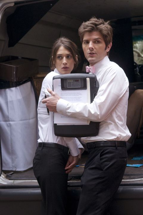 Photo Adam Scott, Lizzy Caplan